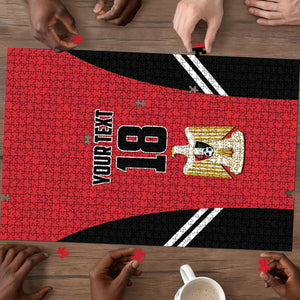 Custom Egypt Football Puzzle 2026 Glory Run Red Edition