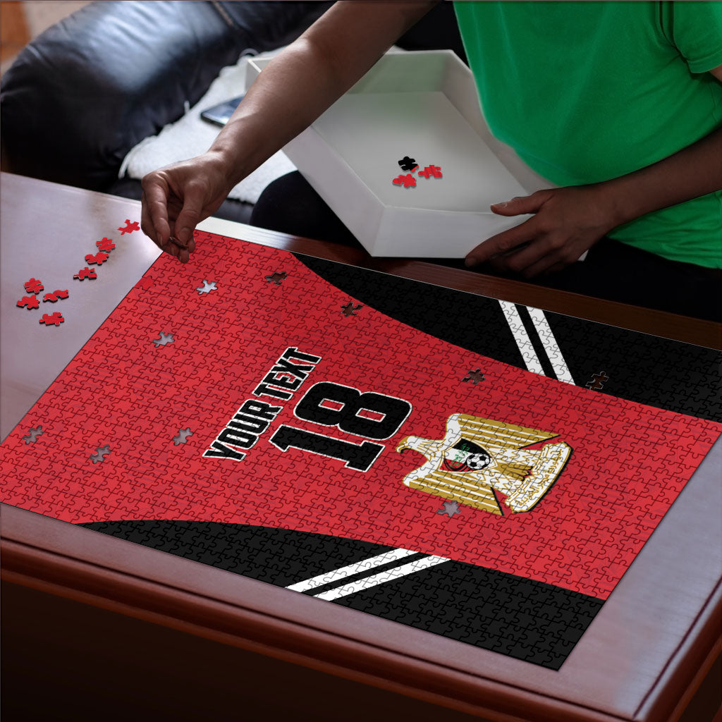 Custom Egypt Football Puzzle 2026 Glory Run Red Edition
