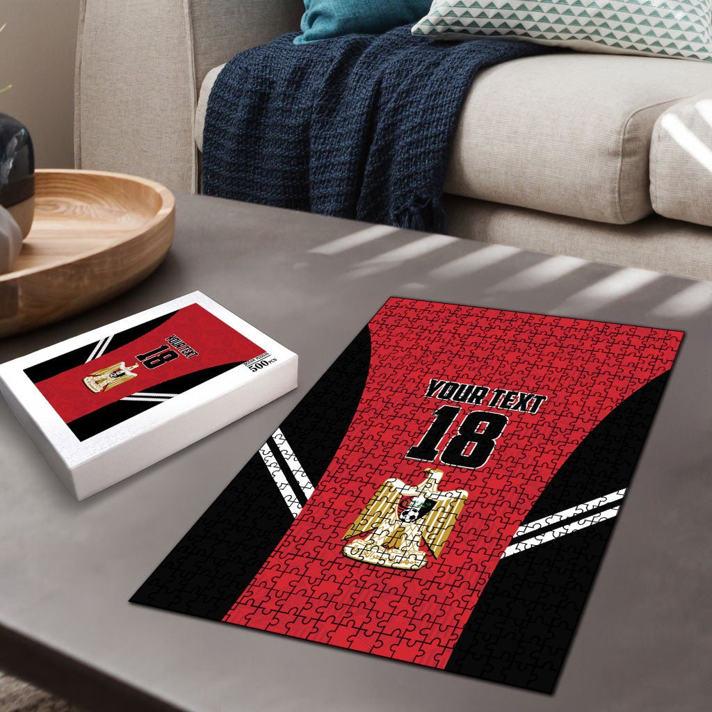 Custom Egypt Football Puzzle 2026 Glory Run Red Edition