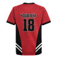Custom Egypt Football Rugby Jersey 2026 Glory Run Red Edition
