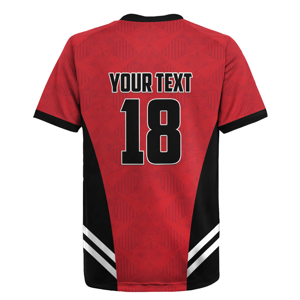 Custom Egypt Football Rugby Jersey 2026 Glory Run Red Edition