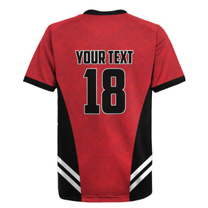 Custom Egypt Football Rugby Jersey 2026 Glory Run Red Edition