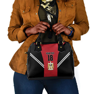 Custom Egypt Football Shoulder Handbag 2026 Glory Run Red Edition