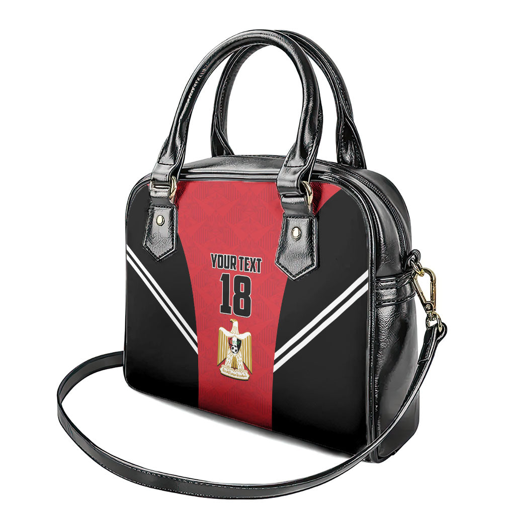 Custom Egypt Football Shoulder Handbag 2026 Glory Run Red Edition