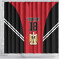 Custom Egypt Football Shower Curtain 2026 Glory Run Red Edition