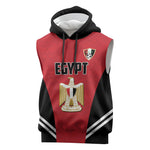 Custom Egypt Football Sleeveless Hoodie 2026 Glory Run Red Edition