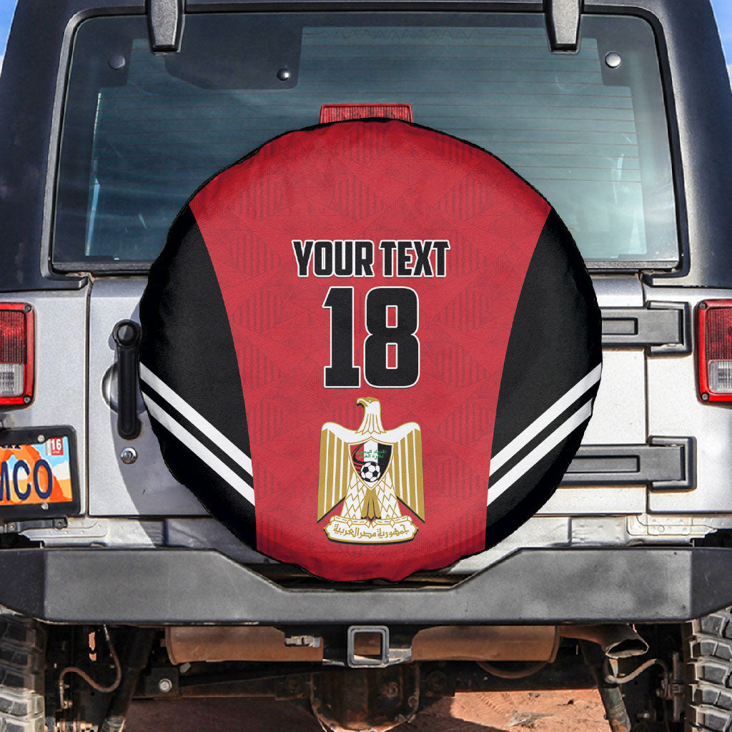 Custom Egypt Football Spare Tire Cover 2026 Glory Run Red Edition