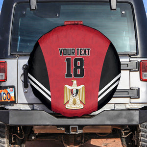 Custom Egypt Football Spare Tire Cover 2026 Glory Run Red Edition