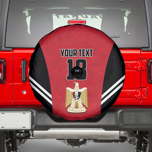 Custom Egypt Football Spare Tire Cover 2026 Glory Run Red Edition