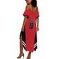 Custom Egypt Football Summer Maxi Dress 2026 Glory Run Red Edition
