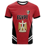 Custom Egypt Football T shirt 2026 Glory Run Red Edition