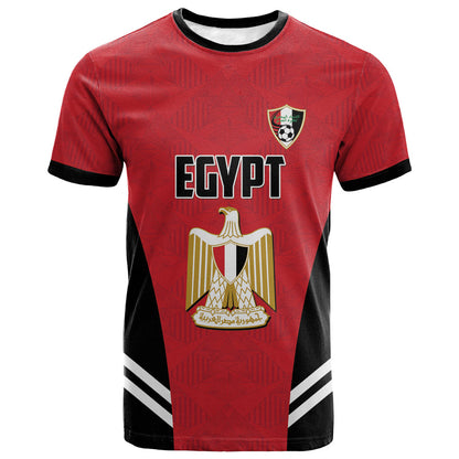 Custom Egypt Football T shirt 2026 Glory Run Red Edition