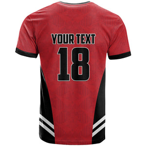 Custom Egypt Football T shirt 2026 Glory Run Red Edition