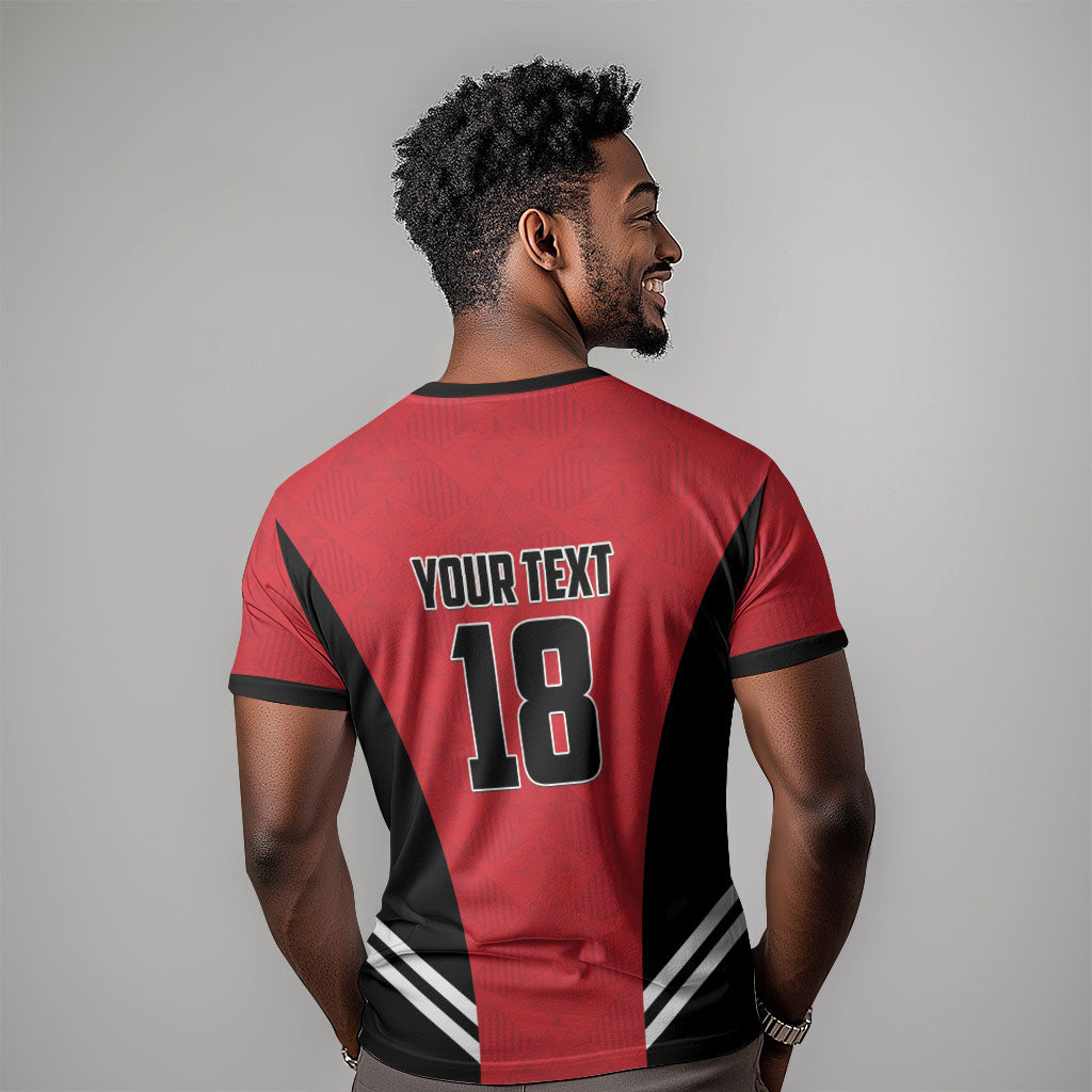 Custom Egypt Football T shirt 2026 Glory Run Red Edition