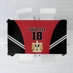Custom Egypt Football Tablecloth 2026 Glory Run Red Edition