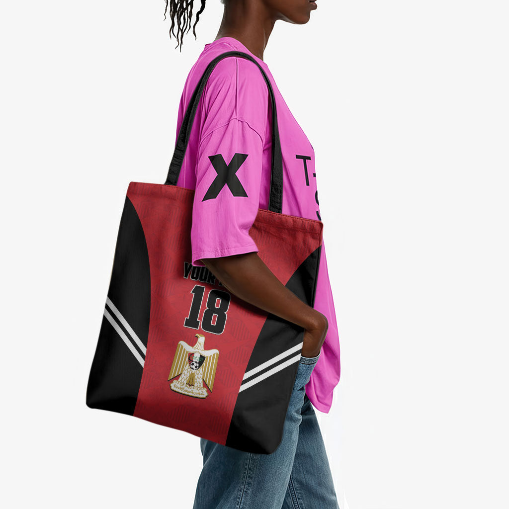 Custom Egypt Football Tote Bag 2026 Glory Run Red Edition