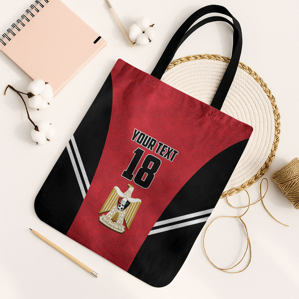 Custom Egypt Football Tote Bag 2026 Glory Run Red Edition