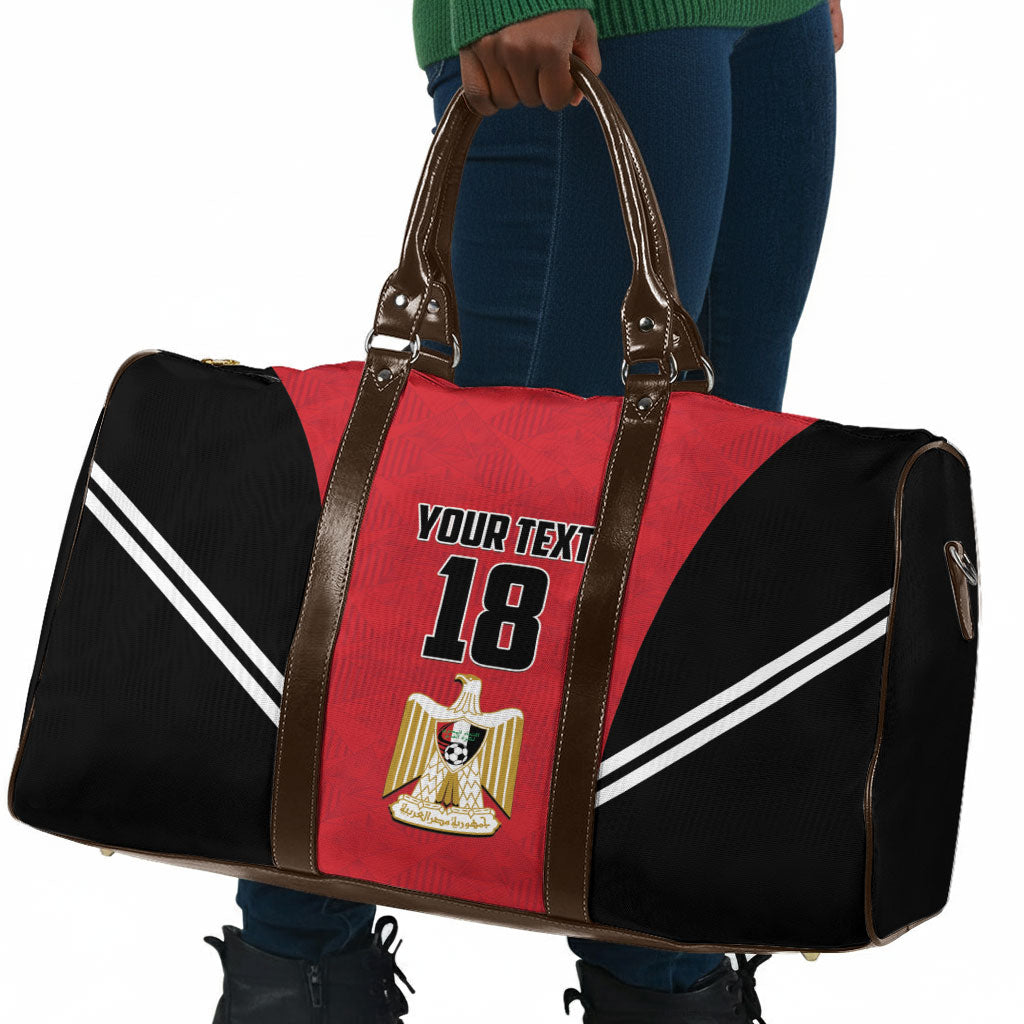 Custom Egypt Football Travel Bag 2026 Glory Run Red Edition