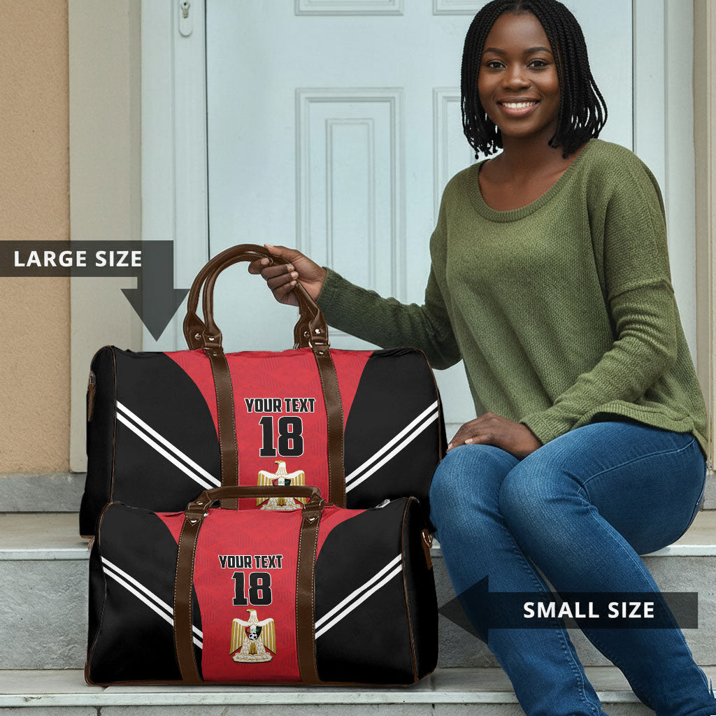 Custom Egypt Football Travel Bag 2026 Glory Run Red Edition