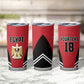 Custom Egypt Football Tumbler Cup 2026 Glory Run Red Edition