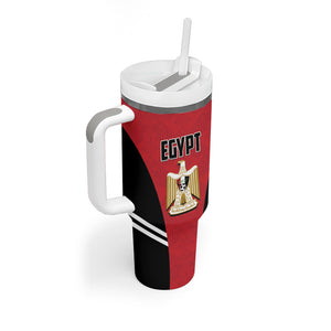 Custom Egypt Football Tumbler With Handle 2026 Glory Run Red Edition