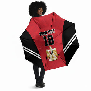 Custom Egypt Football Umbrella 2026 Glory Run Red Edition