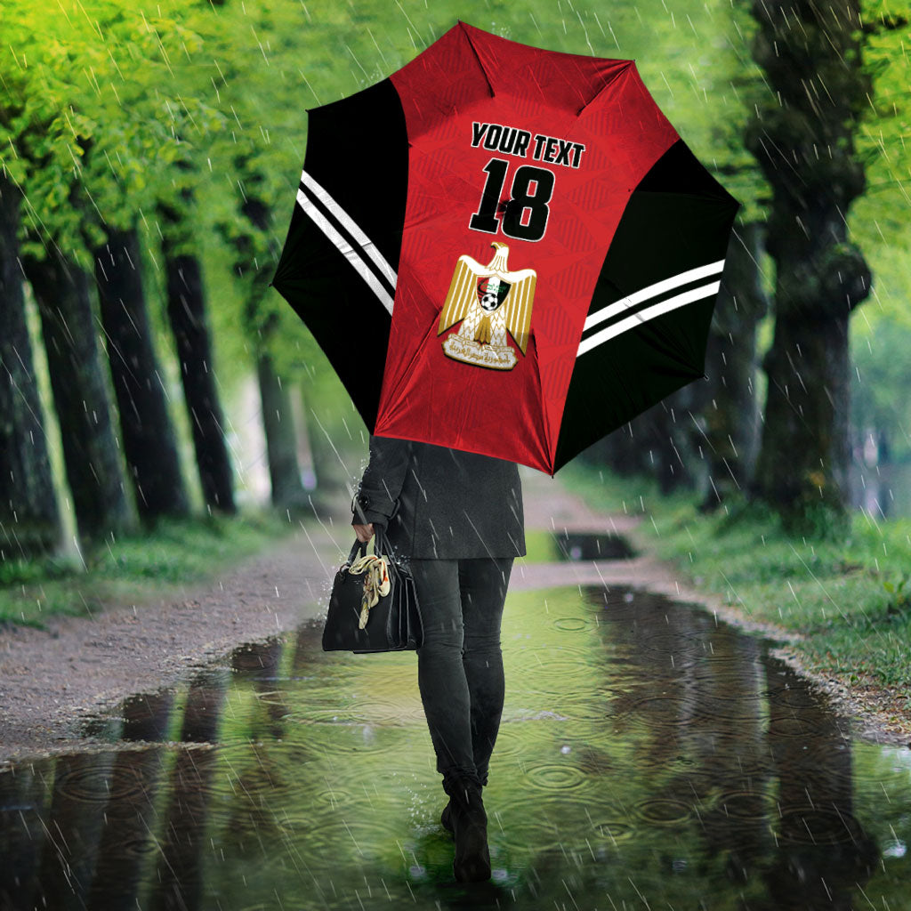 Custom Egypt Football Umbrella 2026 Glory Run Red Edition