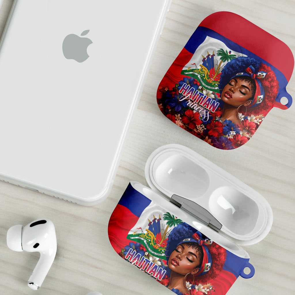Haitian Princess AirPods Case Cultural Pride Floral Art