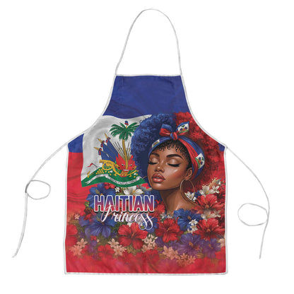 Haitian Princess Apron Cultural Pride Floral Art