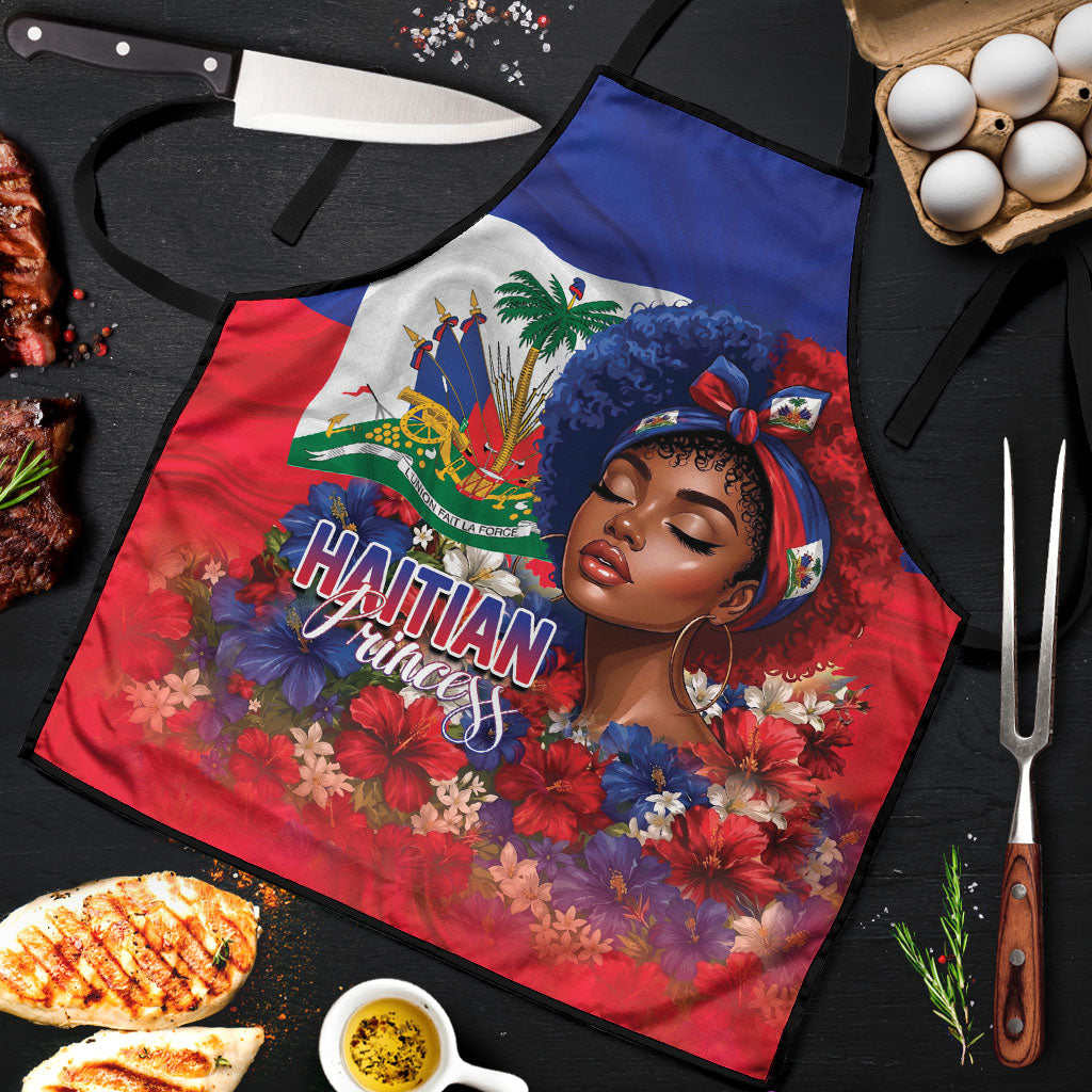 Haitian Princess Apron Cultural Pride Floral Art