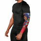 Haitian Princess Arm Sleeves Cultural Pride Floral Art