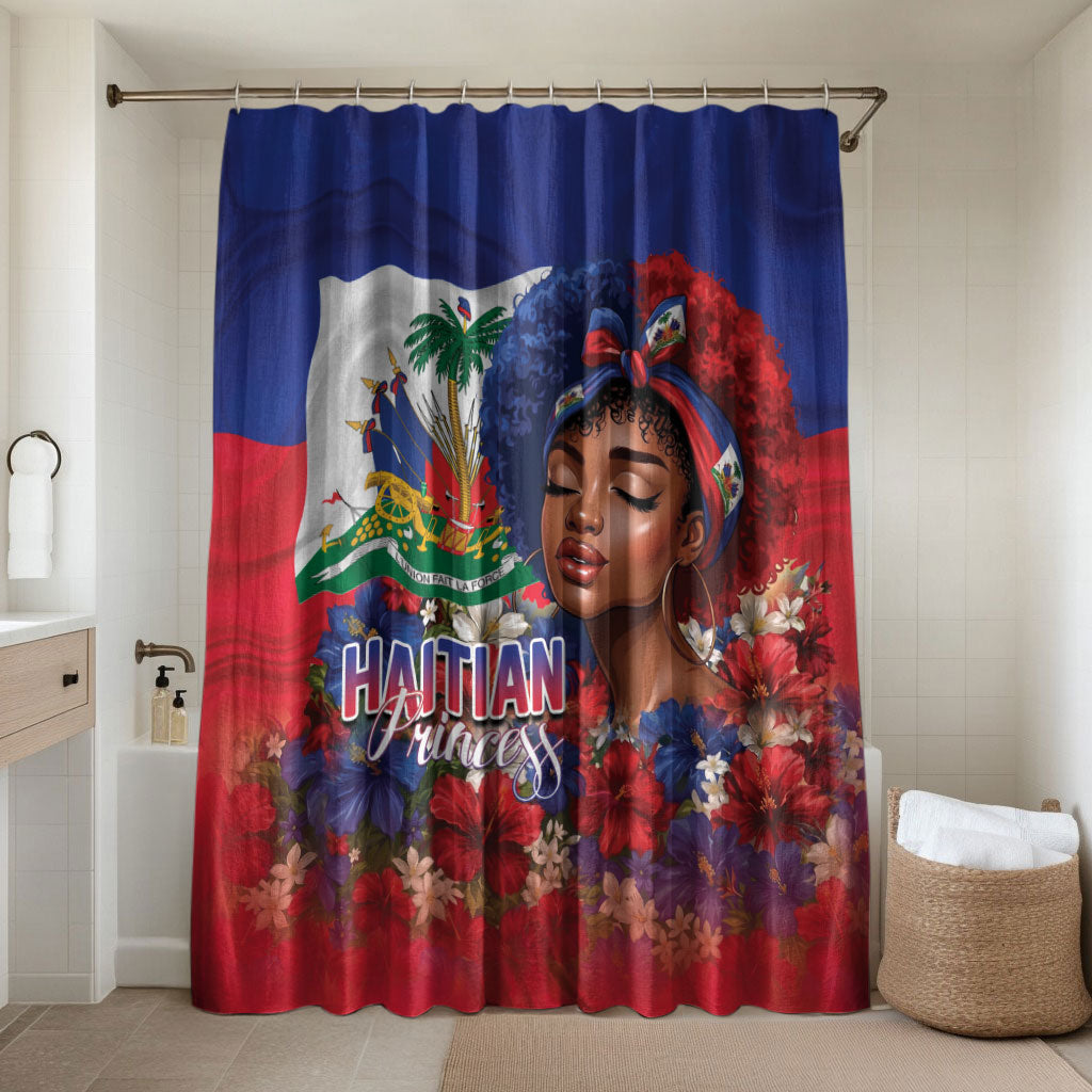 Haitian Princess Bathroom Set Cultural Pride Floral Art