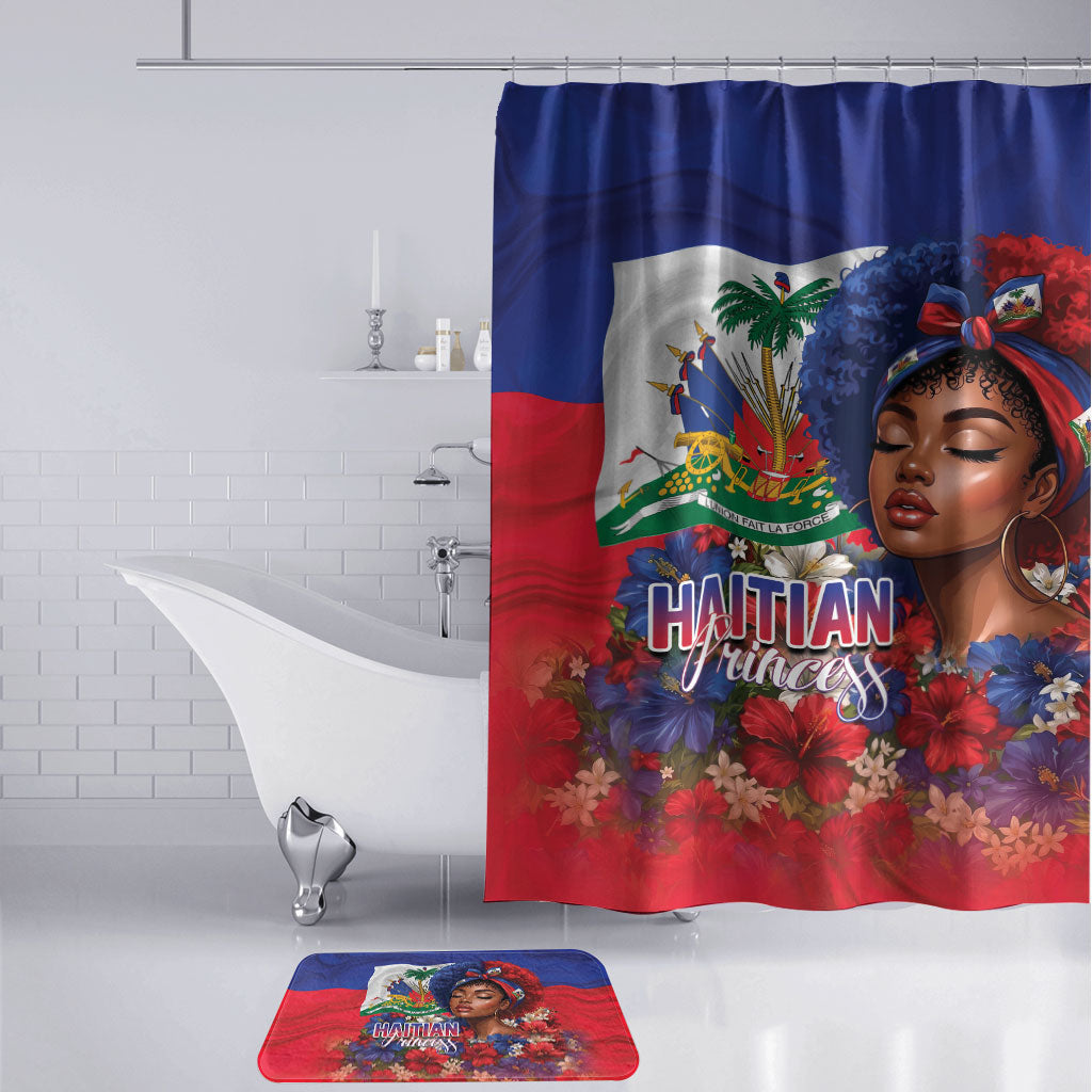 Haitian Princess Bathroom Set Cultural Pride Floral Art