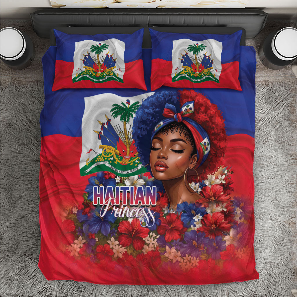 Haitian Princess Bedding Set Cultural Pride Floral Art