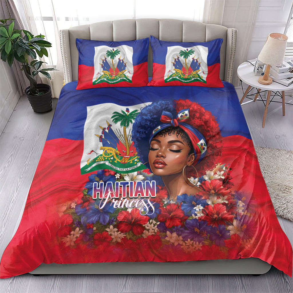 Haitian Princess Bedding Set Cultural Pride Floral Art