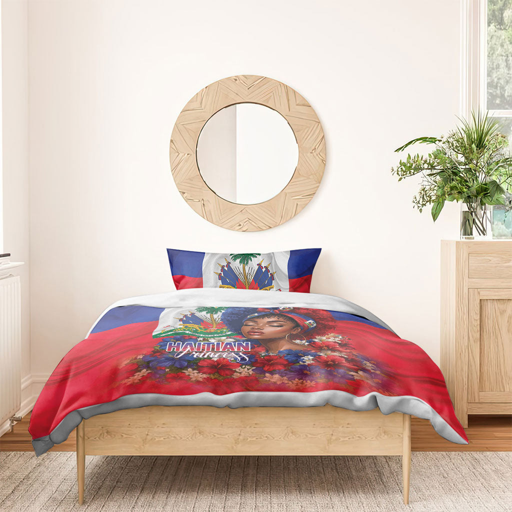 Haitian Princess Bedding Set Cultural Pride Floral Art