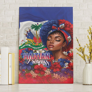 Haitian Princess Canvas Wall Art Cultural Pride Floral Art