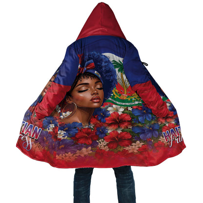 Haitian Princess Cloak Cultural Pride Floral Art