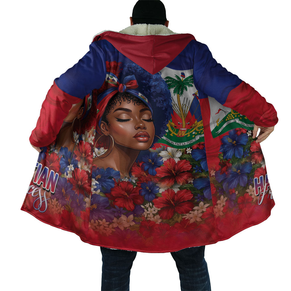 Haitian Princess Cloak Cultural Pride Floral Art