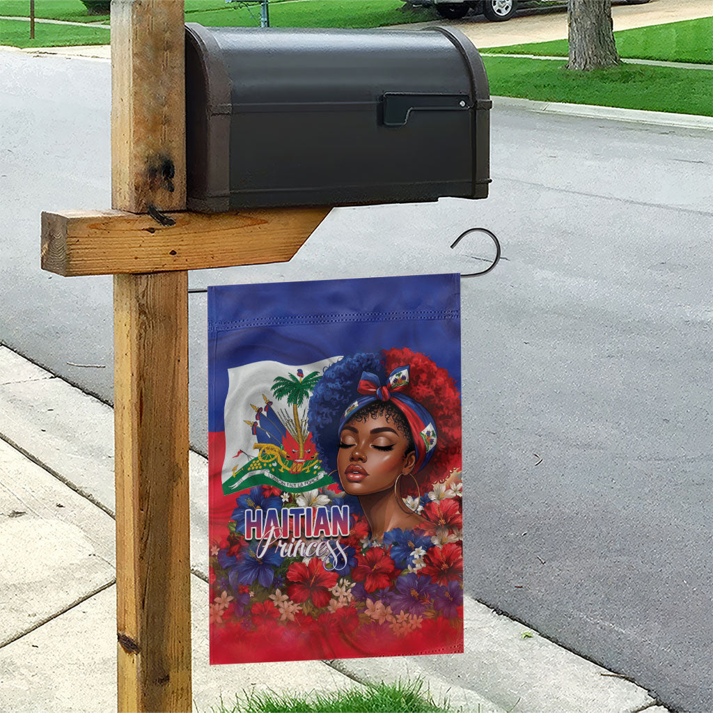 Haitian Princess Garden Flag Cultural Pride Floral Art
