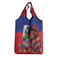 Haitian Princess Grocery Bag Cultural Pride Floral Art