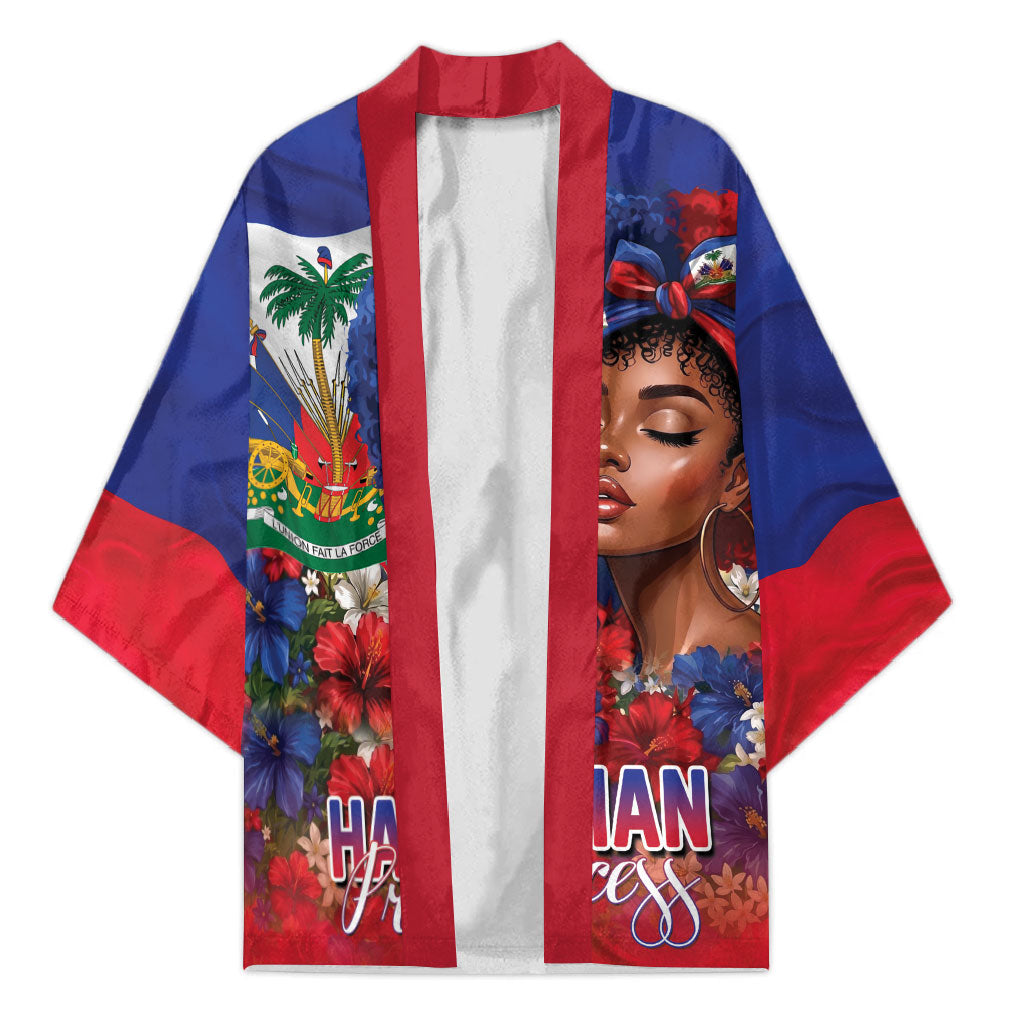 Haitian Princess Kimono Cultural Pride Floral Art
