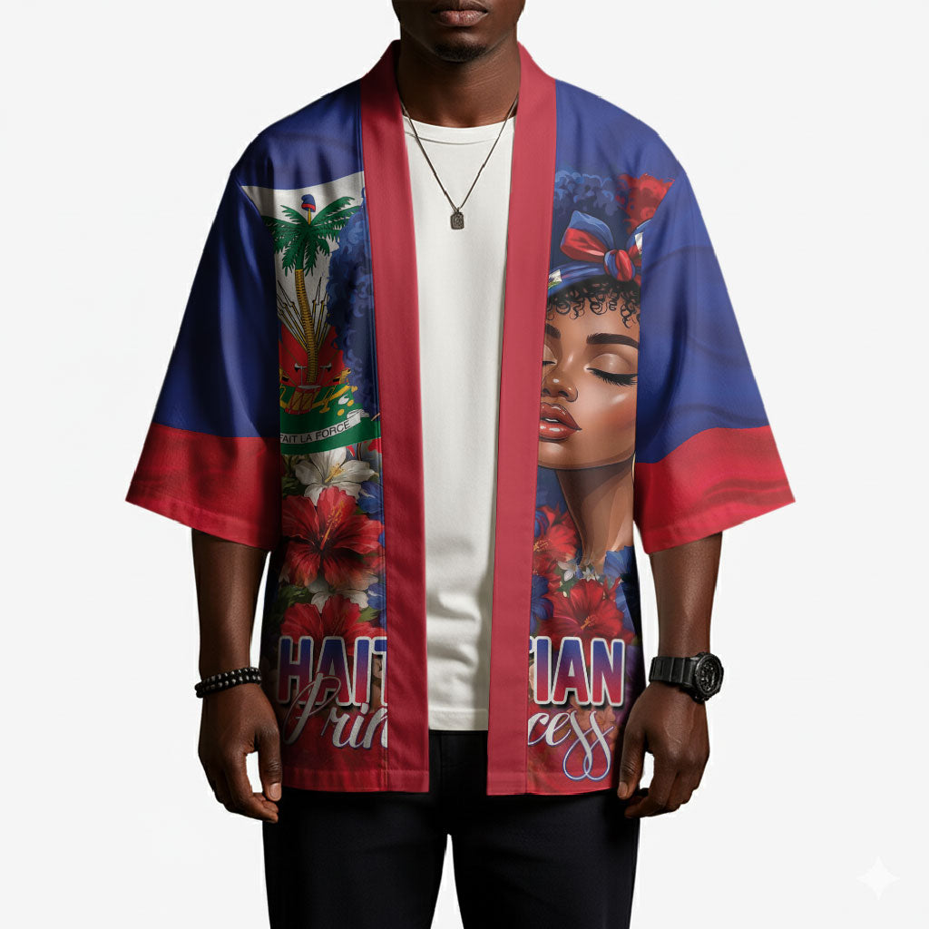 Haitian Princess Kimono Cultural Pride Floral Art