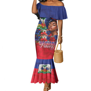 Haitian Princess Mermaid Dress Cultural Pride Floral Art