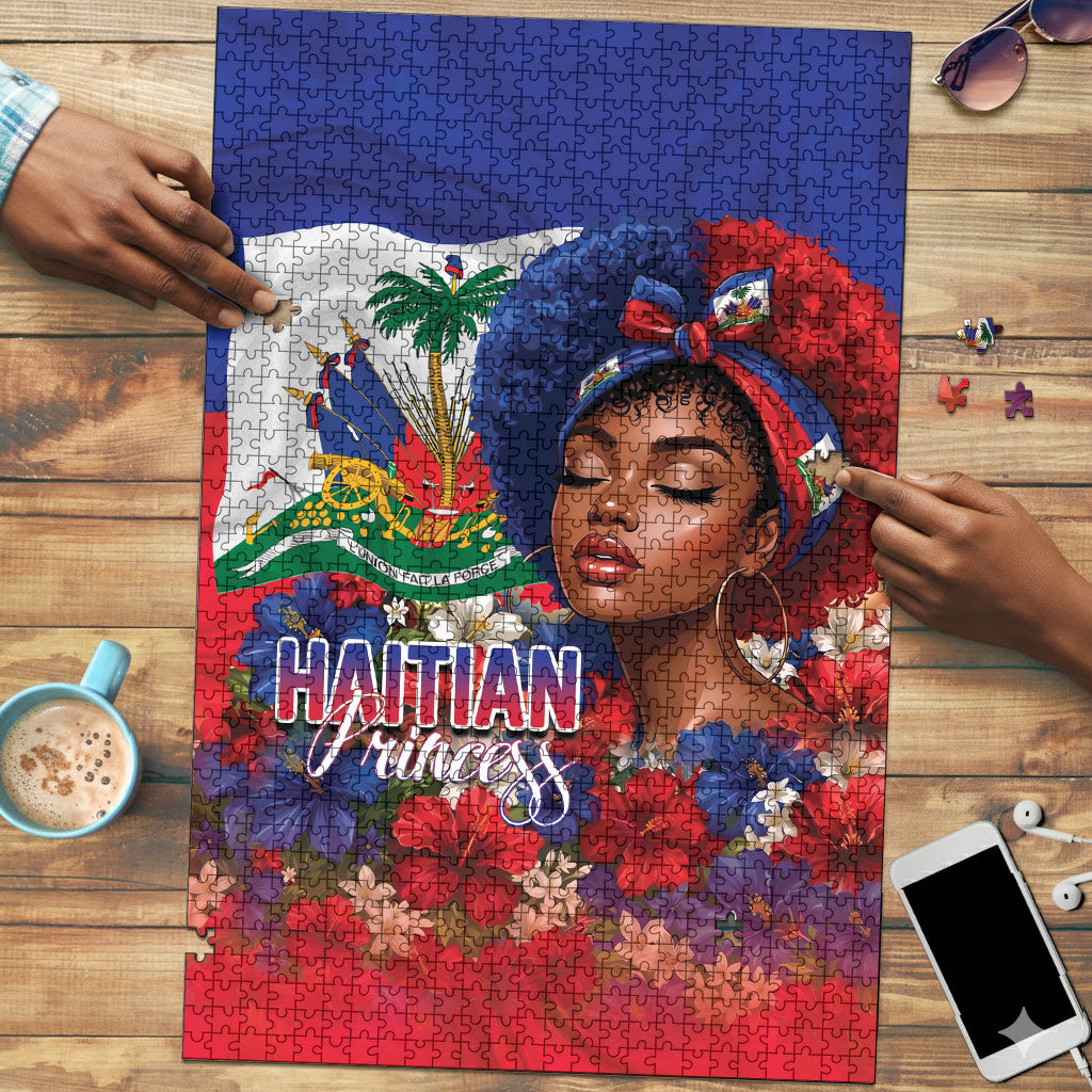 Haitian Princess Puzzle Cultural Pride Floral Art