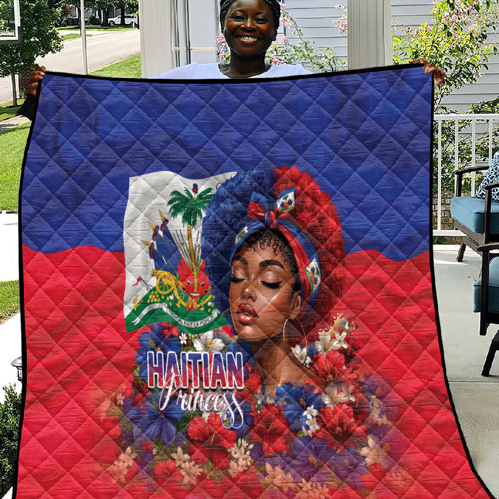 Haitian Princess Quilt Cultural Pride Floral Art