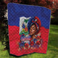 Haitian Princess Quilt Cultural Pride Floral Art