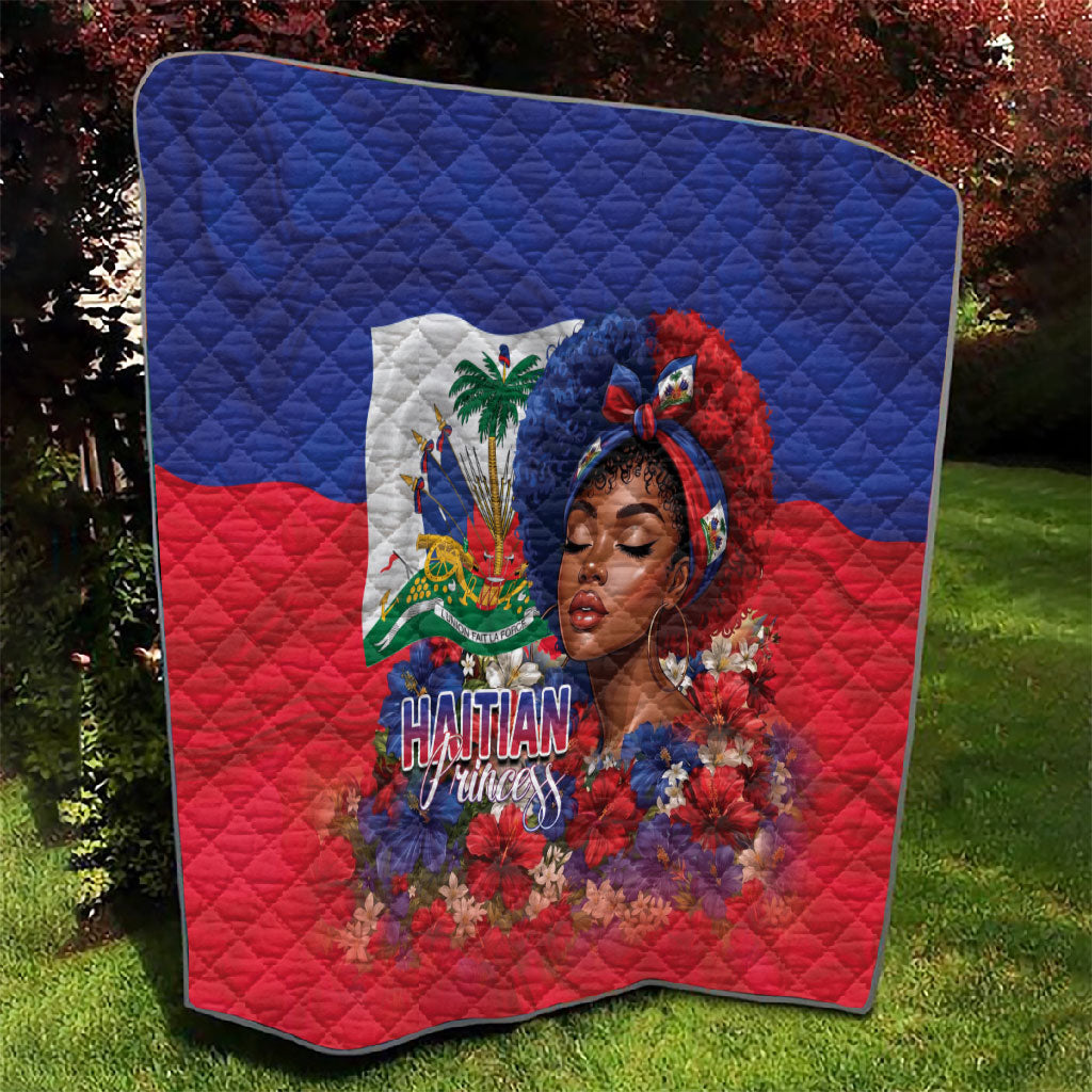 Haitian Princess Quilt Cultural Pride Floral Art