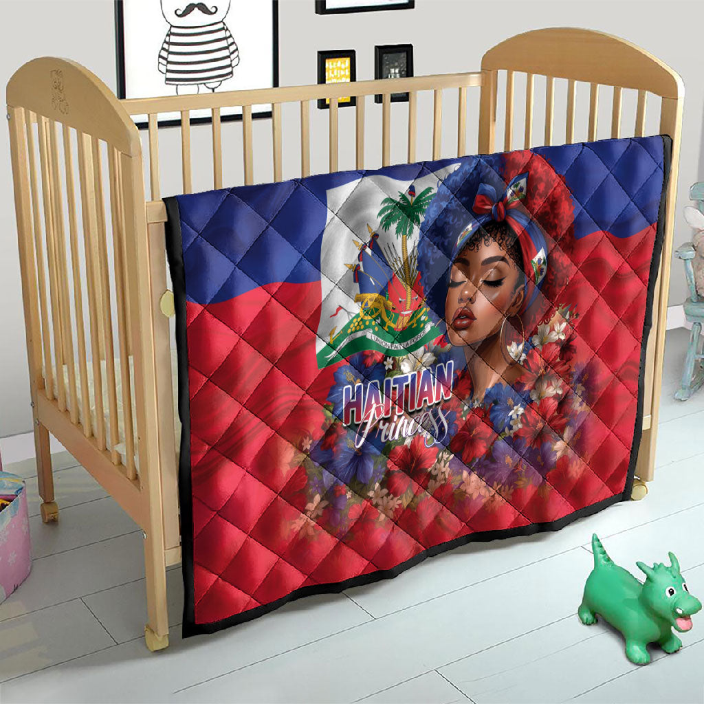 Haitian Princess Quilt Cultural Pride Floral Art