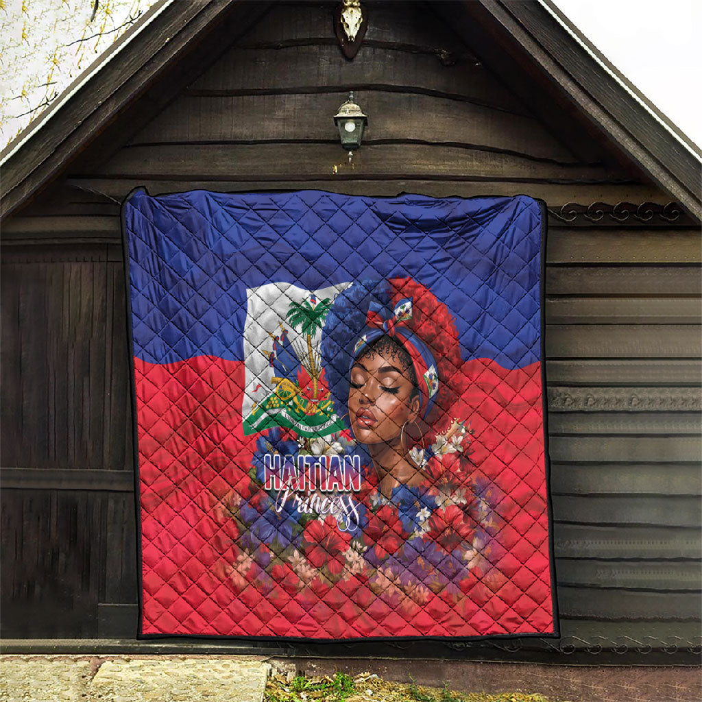 Haitian Princess Quilt Cultural Pride Floral Art